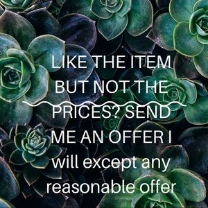 I LOVE OFFERS, I love trades!